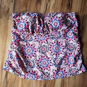 Old Navy mandala print tube top swim
